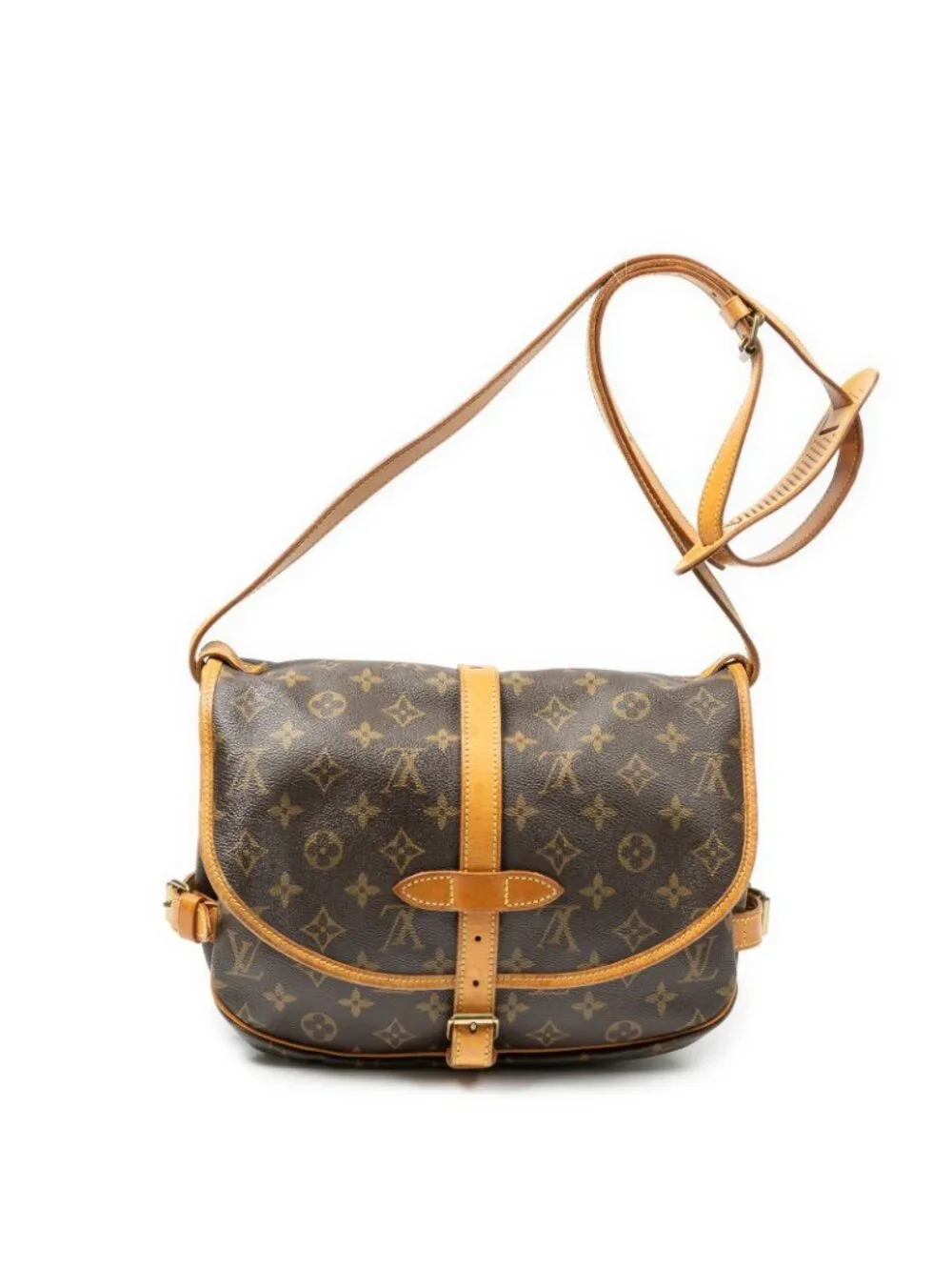 Louis Vuitton Saumur Brown Monogram Canvas Crossbody